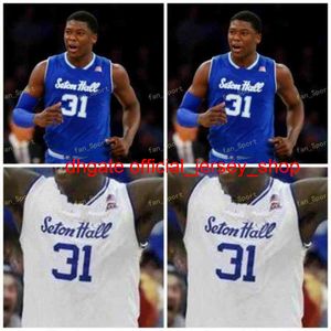 カレッジNCAA SETON HALLBASKETBALL JERSEY 30 ASIAH AVENT 32 Darnell Brodie 33 Shavar Reynolds 35 Romaro Gill 31 Angel Delgado Custom