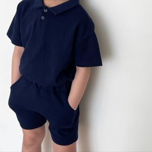 Familie Matching Outfits Designer Kids Embroidery Clothing Sets Adult Rapel Rapel Polo Shirts Girls Girls Princess Dresses Q6466