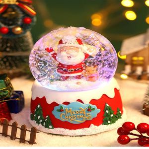 Dekoracje wnętrz świąteczne kryształ kulki śnieg lampy dekoracja samochodu muzyka kreatywna dziewczyna gole