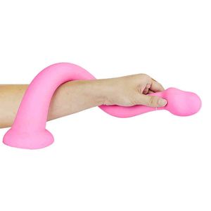 NXY anal Toys Long Dildo Plug G Spot Stimulates Masturbator Silicone enorm rumpa prostatasmassage erotisk sex för kvinnliga män 220506