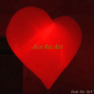 Fantastic Giant Inflatable Red Heart With Air Blower For Valentine's Day/Wedding Decoration Made By Ace Air Art