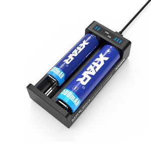 XTAR MC2 Plus mini carregador de bateria de lítio USB Universal 3.7V para 18650 20700 21700 14500 16340 10440 18500 baterias