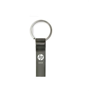 DHL تسليم 8G / 16GB / 32GB / 64GB / 128GB / 256GB HP V285W معدن Keychain USB فلاش حملة / السعة الفعلية Pendrive / جودة عالية USB 2.0 عصا الذاكرة