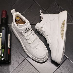 British Designer Wedding Dress Party shoes Fashion Autumn High-Top Vulcanized White Casual Sneakers Non-Slip Air Cushion Business Driving Walking Boots N98