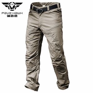 Pavehawk Summer Cargo Pants Men Khaki Black Camouflage Army Tactical Military Workカジュアルズボンジョガースウェットパンツストリートウェア220713