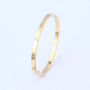 Braccialetto di gioielli di design Braccialetti di diamanti Donna Uomo Bracciale in oro Love Cuff Screw Cartis Party Wedding Couple Gift Fashion Luxury DA