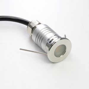 1 W Mini-LED-Untergrundleuchte, IP67, wasserdicht, 12 V, Bodenleuchte für den Außenbereich, Landschaft, Garten, Terrasse, Treppe, vergrabene Beleuchtung