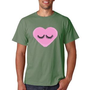 Men s T Shirts Women Fashion Love Heart Trend Cartoon Eye Lashes Stylish Print Female Graphic T Top Shirt Tee T ShirtMen s