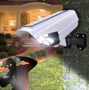 77 LED Solar Light Motion Sensor Security Dummy Camera Wireless Outdoor Flood Light IP65 Waterproof Lamp 3 Mode For Home Garden