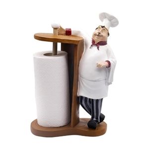 American Country Creative Desin Crafts High-end Restaurant Store Hotel Bar Chef Roll Holder Ozdoby T200617
