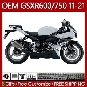 Инъекция для Suzuki GSXR-750 белый черный GSXR 600 750 CC 600CC 11-21 Body 121No.62 750CC GSXR600 K11 GSXR750 2011 2011 2011 2013 2014 2015 2011 2011 2011 2013 2014 2015 2011 GSXR-600 17 18 19 20 21