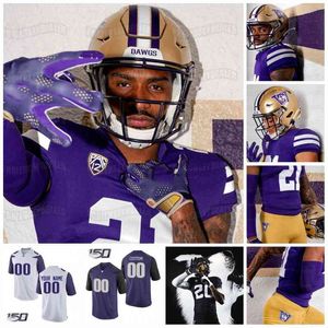 C202 2021 Washington Huskies dawgs 1991 National Championship NCAA College Football Jersey JACOB EASON SALVON AHMED HUNTER BRYANT ELIJAH MOLDEN