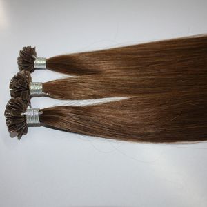 Fabrikspris brasiliansk remy u tips h￥r blond keratin jungfru h￥rf￶rl￤ngningar 16 