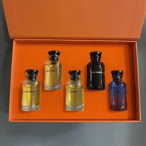 Знаменитый бренд парфюмерный аромат набор 10 млкх5 мечты Апогиал Роуз Десс Vents Les Sable Le Jour Se Leve Perfume Kit 5 в 1 с подарком фестиваля коробки для женщин