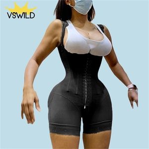 Shapewear Kadın Karın Kontrolü Faja Reductoras Lateks Vücut Şakacı Lnta Kıç Zira Yoksul Korse Butt Lifter WaiDrainer 220615