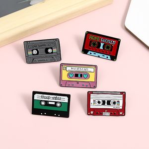 Creative Cartoon Personality Tape Brooches Men Women Jewelry Brooch Pins Pink Red Green Badge Gift Accessories