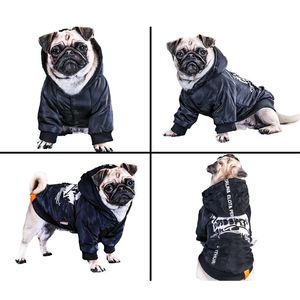 Husdjurskläder hundar valp hoodies kappa för stora medelstora små kläder mode bulldog mops klädhund fleece tröja y200330