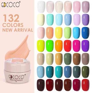 NXY Żel do paznokci GDCoco 5ml Malarstwo Lakier 132 Kolor Rysunek Czysty Pająk Glitter Effector Metal 0328