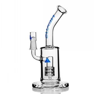 NEX 8.7inchs Beaker Yağ Donanları Cam Su Bongs Hookahlar Shisha Duman Boru Recycler Dab Bong ile 14mm Eklem