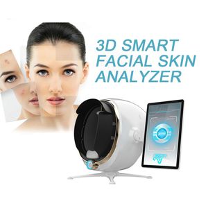 High-Tech-Hautdiagnosesystem, magischer Spiegel, Hautdetektor, Gesichtsscanner, Analysegerät, Acht-Spektrum-Bildinstrument mit künstlicher Intelligenz