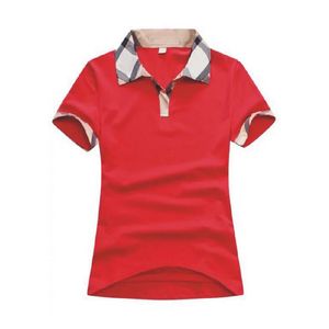 Großhandel 2022 Modedesigner Damen Polos T-Shirt Klassische hochwertige Ärmel Bequeme und atmungsaktive Sommer Damen Top Bluse Kleidung Asiatische Größe S-XXL