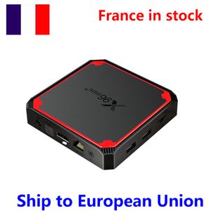 Fransa'dan gemi X96 MINI PLUS TV Box Amlogic S905W4 Android 9.0 2GB 16GB Çift WiFi 5G 4K Medi Player 100m lan