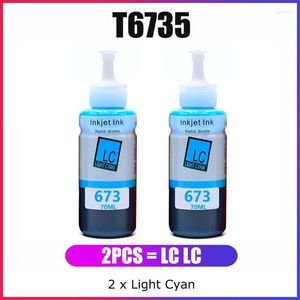 Ink Refill Kits Compatible For T6735 T673 Light Cyan L850 L800 L805 L810 L1800 InkInk KitsInk Roge22