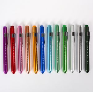 Stabschuppen großhandel-LED White Light Stift Typ Taschenlampe Elektrische Torch Medizinische Pupille mit Skala