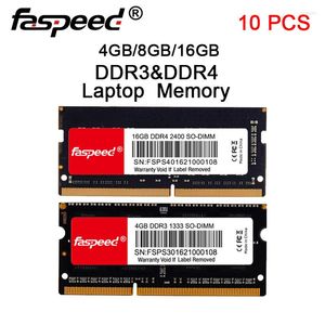 RAMs Ram Memory Ddr4 Ddr3 10Pcs For Laptop 4GB 8GB 1333MHz 1600MHz 1866MHz 1.5V 204pin 1.2V 260pin Intel And AMDRAMs