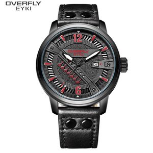 Retro męski zegarek wojskowy Hard Gas Field Waterproof Waterproof Glow-in-the-Dark Fashion Quartz 3112 Prezent