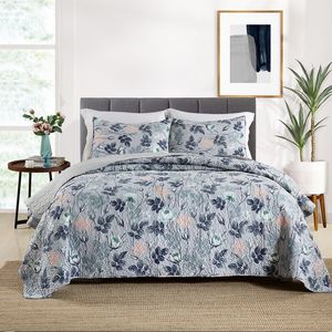 Bedding e DAYDAY Double Bed Roe lower 3 rined Quiled Quil Ligh o 220823