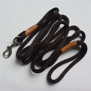 Guinzaglio per cani piccolo e grande cucciolo corda in nylon leatheDog Recall Training Tracking Obedience Long Line Lead Rope LJ201112