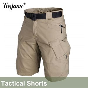 Summer Men Tactical Shorts Outdoor Hiking Waterproof Quick Dry Work Camo Short Pant For Hunting Fishing Military 220715