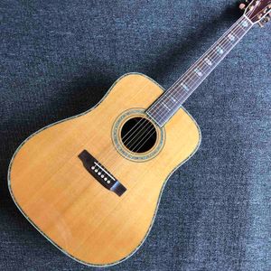 5PCS 41" Solid Cedar Top Acoustic Guitar with Rosewood Back Side Rosewood Fingerboard