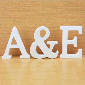 8 Cm Letras Decorativas Grandes White Wooden Letters Home Decor Wedding Decoration Diy Personalised Name Design Standing