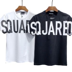 Fashion men's T-shirt black and white letter printing design men's casual top short sleeve m-xxxl p3