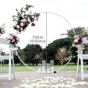 Party Decoration Wedding Arch Round Country Vintage Balloon Holder Bow Of Circle Wreath Stand Baby Shower BackgroundParty