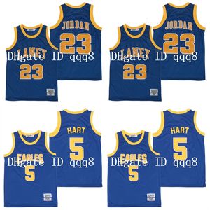 NA85 NCAA LANEY 23 Michael Jor Dan Jersey 5 Kevin Hart High School College Jersey 100％ステッチバスケットボールジャージー