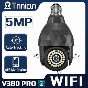 MP E Outdoor WiFi PTZ Camera Wired gratis trådlös säkerhetskamera Tvåvägs Audio Night Vision Remote Control Home Monitor J220520
