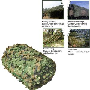 3x5m Camping Woodland Camo Netting Camouflage Net Защита о конфиденциальности Камуфляжная сетка для открытого лесного ландшафта шкуры H220419