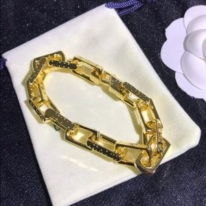 Designer Jewelry Bracelets Men Link, Chain Gold Sier Mens Wrist Chain Fashion Bracelet Jewellery Accessories louiselies vittonlies