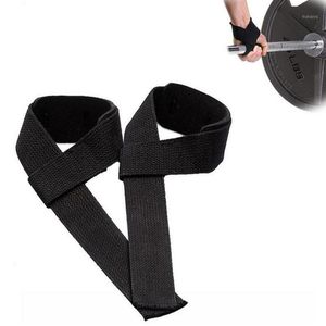 Wrist Support Hand Wraps Protection Gym Training Weight Lifting Antislip Cotton Bar Straps Cuff Fitness Accessory Black 2022