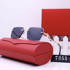 Varumärke designer kvinnor solglasögon vintage damer torg solglasögon män kvinnor UV400 skydd utomhus nyanser glasögon med låda