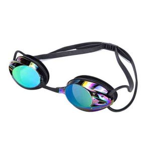 Professionelle Brille Arena Schwimmen Bunte Rennspiel Schwimmen Anti-Fog-Brille Brille Schwimmbrille Y220428