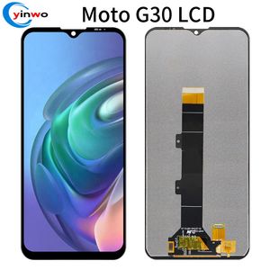 Groothandel inch Originele mobiele telefoon Touch Panelen voor Motorola Moto G30 LCD scherm Touchscreen Digitizer Assemblage Vervangingsonderdelen XT2129 XT2129 Geen frame