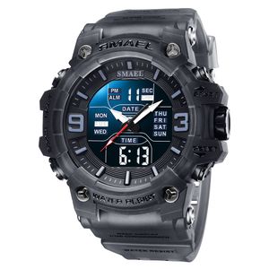 SMAEL 2022 cross-border new waterproof sport watch men's multi-functional luminous cool electronic watch gift A6