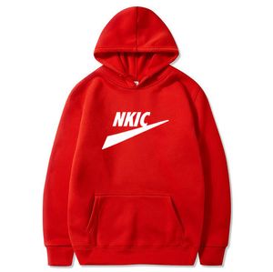 Casual Brand Hoodies Sports Jacket Sportswear New Men Women Red Hooded Fashion Classic Long Sleeve Outwear Print Sweatshirts