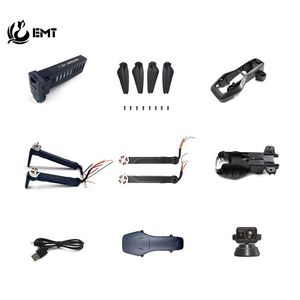 Unisex Drone Accessories Kit for SG906 MAX1 - Camera Gimbal Blades, Arm Motor Charger, Battery, Remote - Parts for UAV Maintenance & Repair