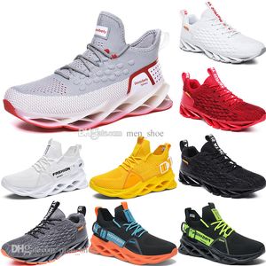 Herren Laufschuhe schwarz weiß Mode Herren Damen trendiger Trainer himmelblau feuerrot gelb atmungsaktiv lässig Sport Outdoor Sneakers Stil #2001-29