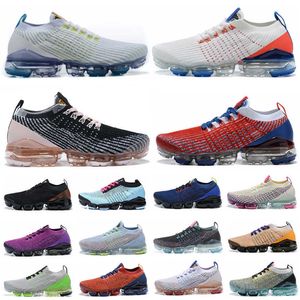 2022 New top quality Fly 2.0 Knit 3 designer classic running shoes fashion cushion triple black white blue sports Trainers true mesh men women Casual shoes